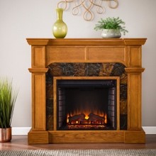 Cartwright Convertible Electric Fireplace - indoor electric fireplaces