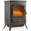 VonHaus Electric Stove Heater Fireplace - indoor electric fireplaces