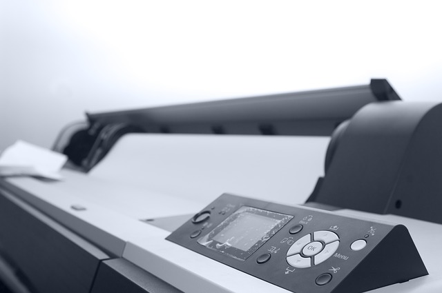 a printer up close